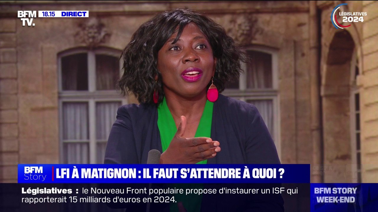 Hausse du Smic: "Nous considérons que le fait qu'augmenter les salaires permet aux entreprises de remplir leurs carnets de commandes", affirme Danièle Obono (candidate NFP à Paris)