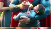 Superhero feeding baby  Avengers vs DC - All Marvel characters