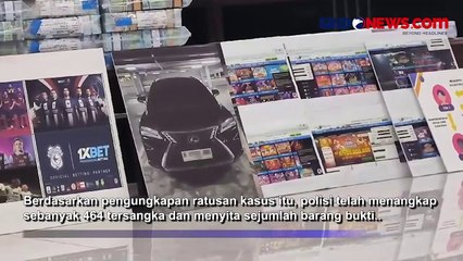 Bareskrim Polri Ungkap 318 Kasus Judi Online dan 464 Tersangka dalam 2 Bulan