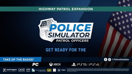 Police Simulator Highway Patrol Expansion Launch Trailer