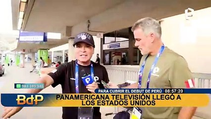 Así fue la llegada del equipo de Panamericana TV a EE.UU. para cubrir la Copa América 2024
