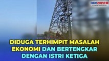 Damkar Gagalkan Percobaan Bunuh Diri Pria Manjat Menara Sutet di Cilincing Jakarta Utara