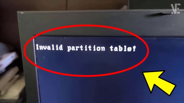 How To Fix Invalid partition table Error (Dell , Hp , Lenovo , Acer ...)