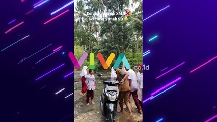 Momen Siswa SD Ikut Rayakan Kelulusan dengan Cara yang Unik