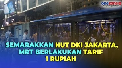 Semarakkan HUT DKI Jakarta ke-497, Warga Sambut Suka Cita Promo Harga Tiket MRT menjadi 1 Rupiah