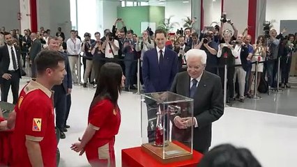 Download Video: Il Presidente Sergio Mattarella all’inaugurazione del nuovo e-building della Ferrari