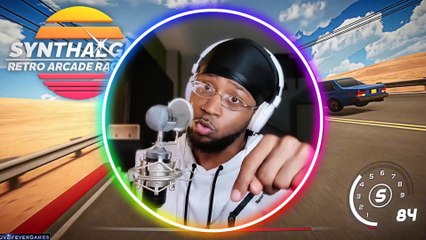 WTF! This Thing is LIT! SYNTHALGIA: Retro Arcade Racing | Episode 1 | Game Dojo TV