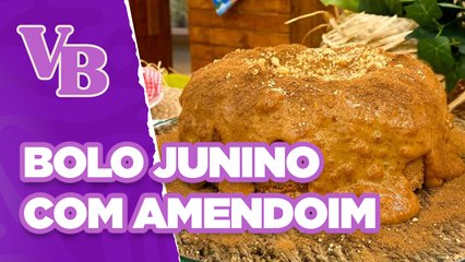 Bolo JUNINO com calda de AMENDOIM - Você Bonita (21/06/2024)