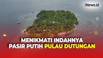 Indahnya Pasir Putih di Pulau Dutungan Kabupaten Barru Sulsel