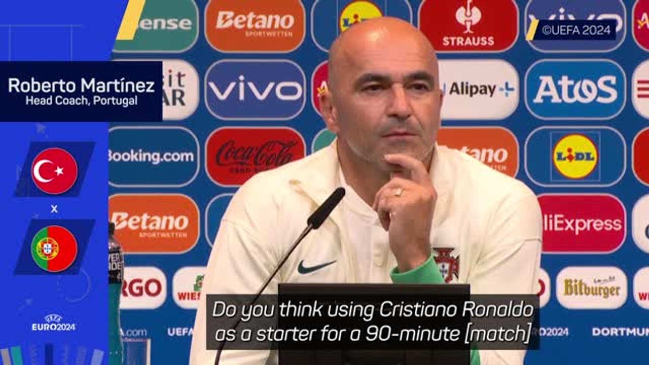 Martinez insists Ronaldo 'deserves' to be in Portugal squad