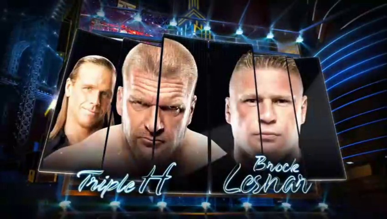 WWE WrestleMania 29 - Brock Lesnar vs Triple H (No Holds Barred Match)