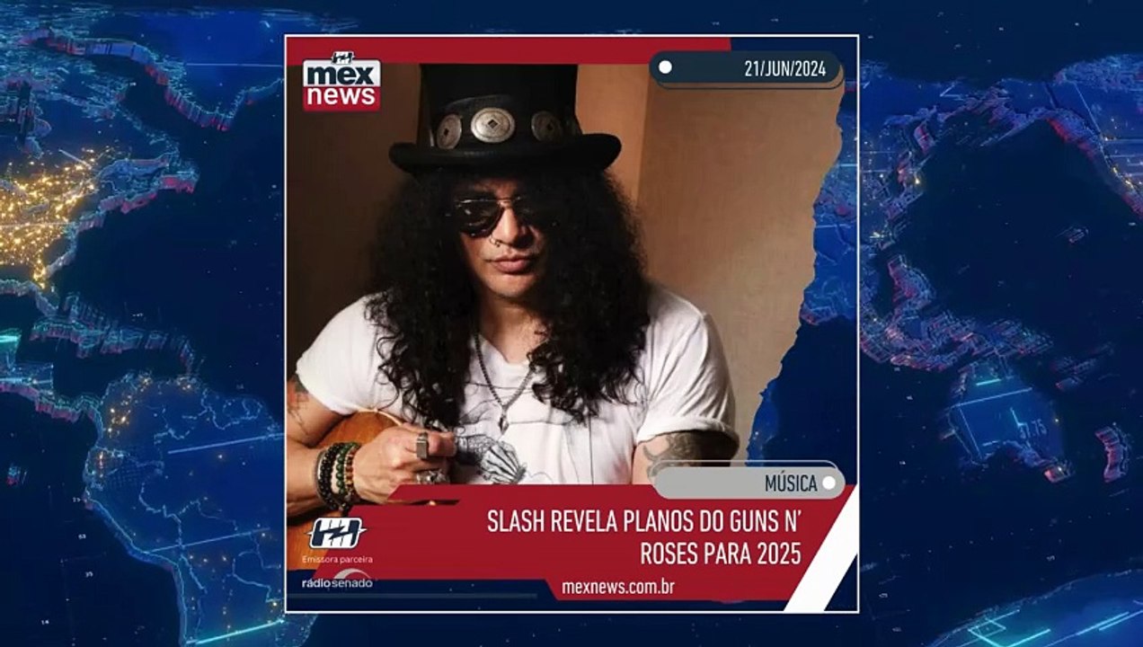 Slash revela planos do Guns N’ Roses para 2025