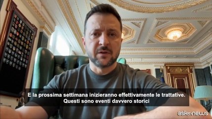Zelensky: l'Ue pronta a negoziati per l'adesione dell'Ucraina