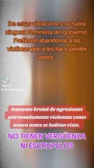 Las feministas olvidan a algunas victimas en función de quién sea su agresor. No tienen escrúpulos.