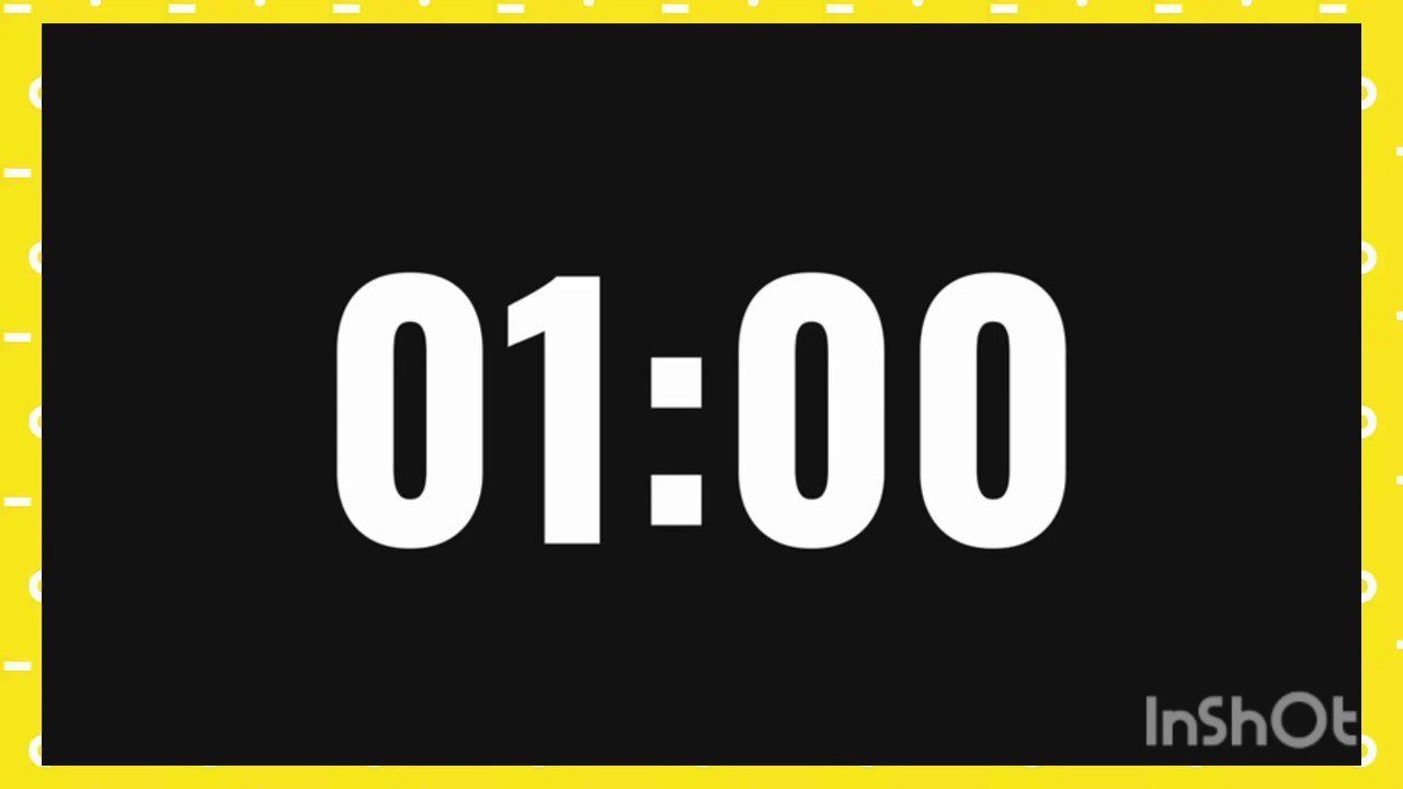 One mintue Timer video