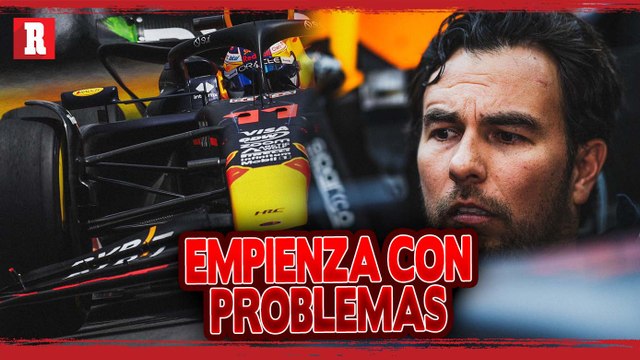 CHECO PÉREZ SEÑALA PROBLEMAS EN SU RB20 EN PRÁCTICAS LIBRES 1 Y 2 DEL GP DE ESPAÑA