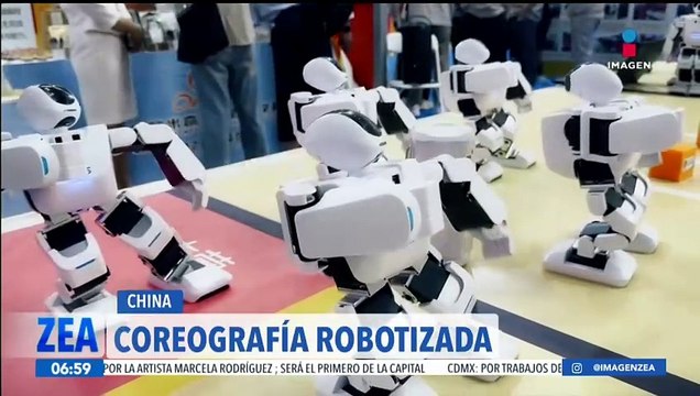 Robots humanoides realizan coreografía de ballet, danza moderna y jazz