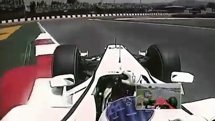 F1 – Rubens Barrichello (Brawn GP Mercedes V8) Onboard – Spain 2009