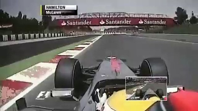 F1 – Lewis Hamilton (McLaren Mercedes V8) Onboard – Spain 2009