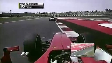 F1 – Kimi Räikkönen (Ferrari V8) Onboard – Spain 2009