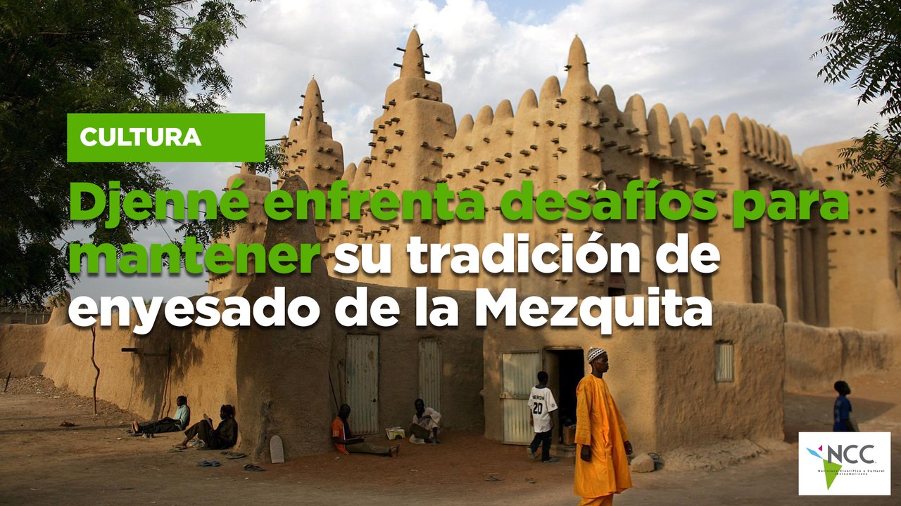 Djenné enfrenta desafíos para mantener su tradición de enyesado de la Mezquita