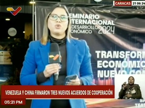 Venezuela y China firman tres nuevos acuerdos de cooperación para impulsar la innovación económica