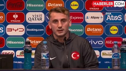 Kerem Aktürkoğlu: "Portekiz maçından galip ayrılıp, gruptan lider çıkmak istiyoruz"