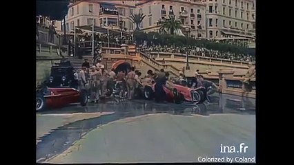 1950 Formula 1 Monaco Grand Prix Highlights (Colorized and AI-Upscaled)