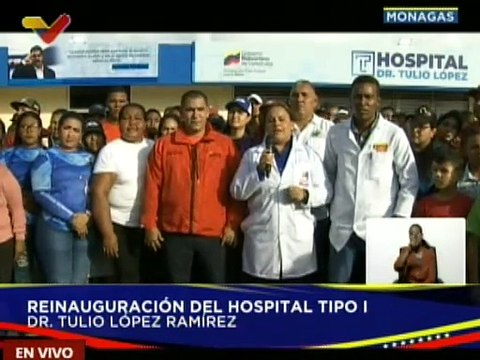 Gobierno Nacional entrega rehabilitado el Hospital Tipo I Dr. Tulio López Ramírez del edo. Monagas