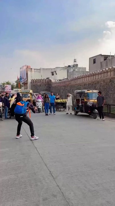jumping girl