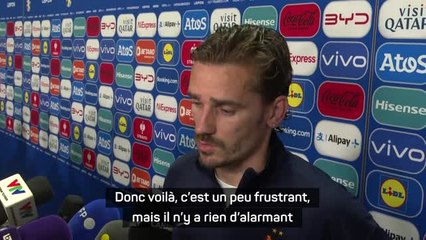 Bleus - Griezmann : "Un peu frustrant, mais il n’y a rien d'alarmant"