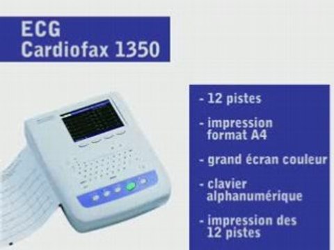 ECG Nihon Kodhen Cardiofax 1350 chez NMmedical