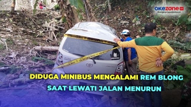 Minibus Bawa Satu Keluarga di Jambi Terjun ke Jurang Sedalam 5 Meter, Dua Orang Luka-luka
