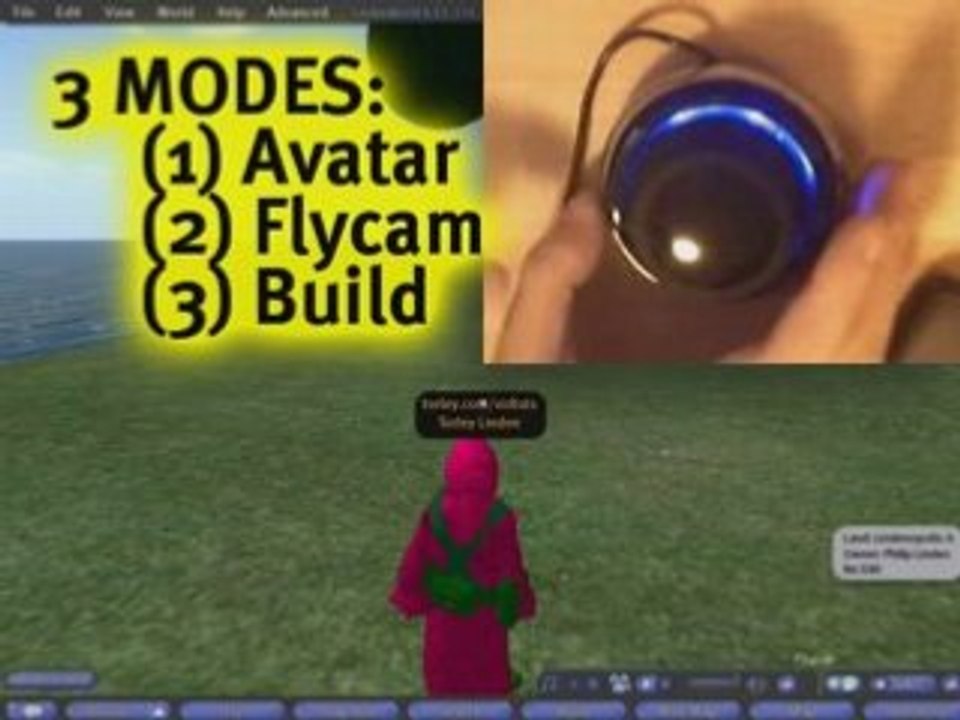 SPACENAVIGATOR: Avatar, Flycam, & Build modes - Second ...