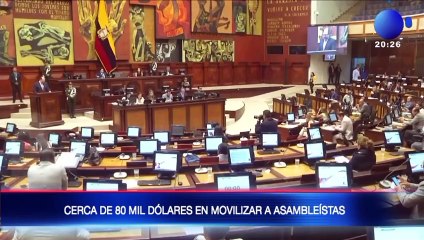 Asamblea gastará cerca de 80 mil dólares para movilizar a legisladores a Machala