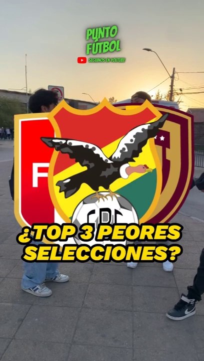 ¿Top 3 peores selecciones de América?