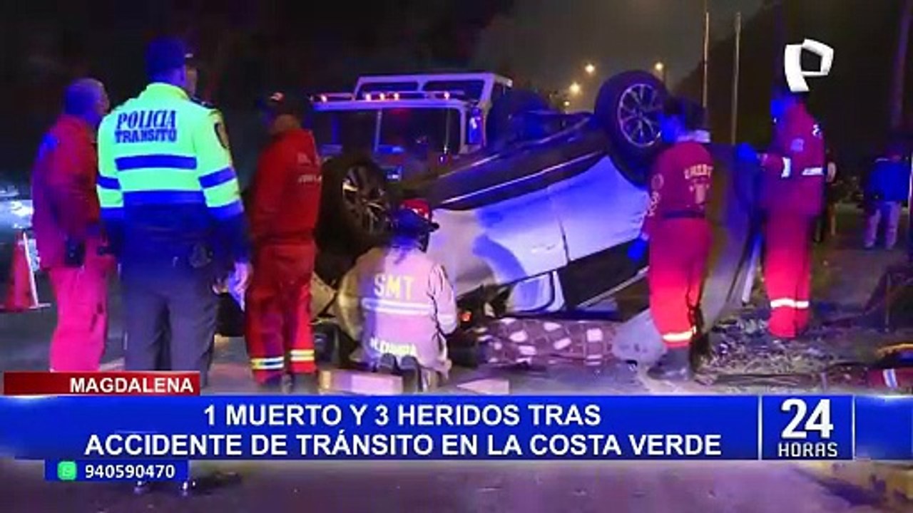 Magdalena: investigan causas de accidente vehicular que dejó un muerto y tres heridos