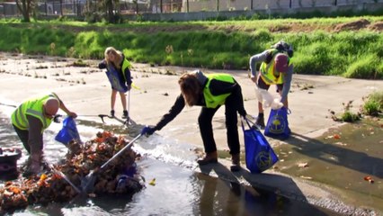 Activists in Melbourne’s south call for action on polluted waterway in Elwood