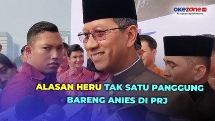 Alasan Pj Gubernur Heru Tak Hadir Puncak Jakarta Fair Bareng Anies: Rapat