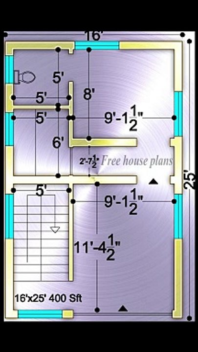 16x25 Home plan 366