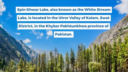 Spin Khwar Lake: A Tranquil Paradise in the Mountains of Swat