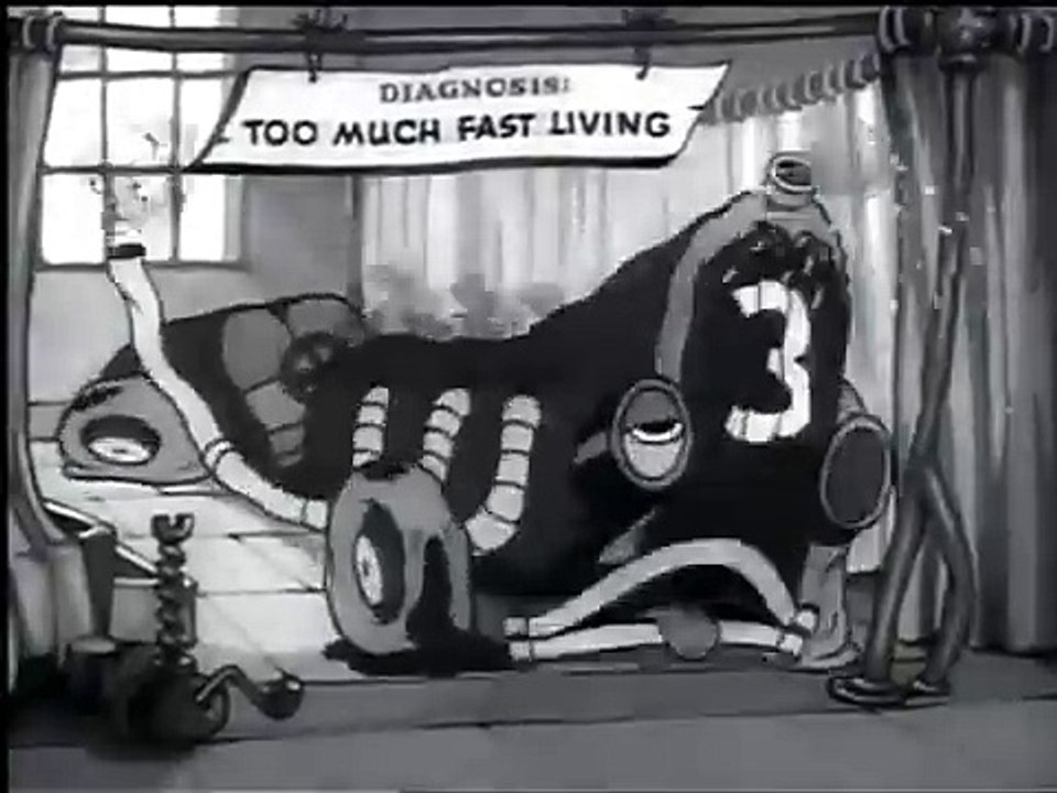 Betty Boop (1939) So Does an Automobile, animated cartoon character designed by Grim Natwick at the request of Max Fleischer.