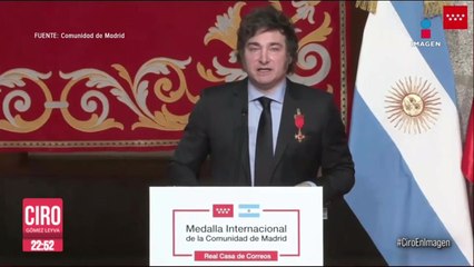 Javier Milei lanzó fuertes críticas contra el presidente del gobierno español, Pedro Sánchez