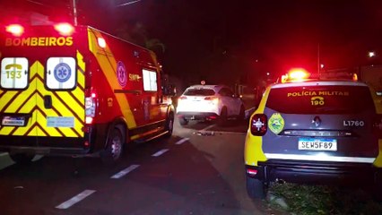 Adolescentes ficam feridos após acidente entre moto e HR-V no Coqueiral