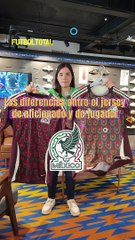 Las diferencias entre el Jersey local de Aficionado y de Jugador de la Selección Mexicana