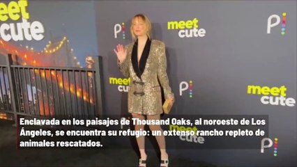 Kaley Cuoco permitió una mirada al interior de su rancho plagado de animales rescatados