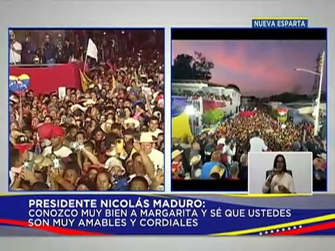 Pueblo del municipio Marcano en Nueva Esparta ratifica su apoyo al Presidente Nicolás Maduro