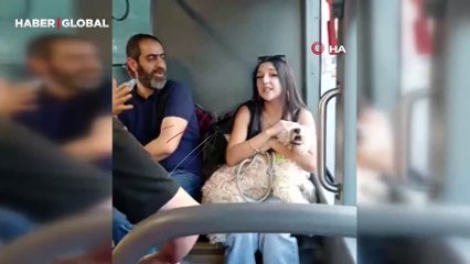 Süs köpeği ile otobüse binen kadını dışarıya kovdular