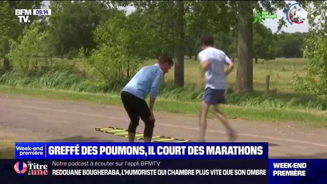 Il faut en parler autour de soi : greffé des poumons, Alexandre Allain court des marathons et sensibilise sur le don d'organes