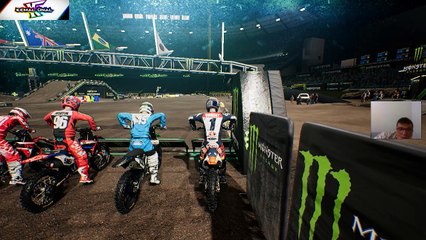 YARIŞ - M025 - MONSTER ENERGY SUPERCROSS THE OFFICIAL VIDEOGAME 1080P HD GAMEPLAY